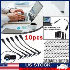 10PCS Power Charger Converter Adapter Cable 7.4mm To 4.5mm For HP Blue Small Tip picture
