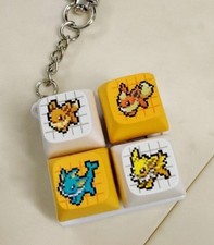 Pokemon X CU Eevee Mechanical Keyboard Keycap Keychain Limited picture