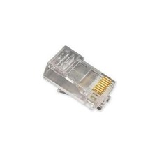 ICC ICMP8P8SRD 100 Pack RJ-45 Network Male Connector Red picture