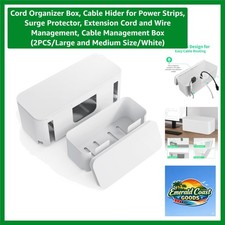 Stylish Cable Management Box Set - Hide Clutter with Large & Medium Options picture