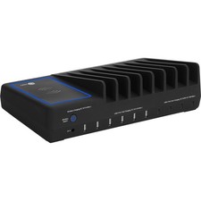 SIIG 10-Port USB-A/C & Wireless Charging Station 150W picture