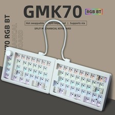 ZUOYA GMK70 Split Mechanical Keyboard Kit BT5.0/2.4Ghz/Wired Barebones picture