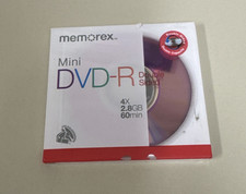 Memorex Blank Mini DVD-R 2.8GB 60min Double-Sided  - New Sealed picture