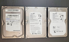 Lot 3 750GB 3.5” SATA Hard Drives HDD Seagate Barracuda ES Samsung TESTED A+ picture