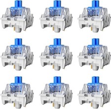 Blue Switch 3 Pin 50gf Pre-Lubricated, Dust proof Clicky Switch - 108 pcs picture