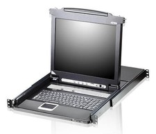 Aten W128301369 CL5708M-CH 8 Port 17 LCD KVMP Switch with Swiss/German Keyb ~E~ picture