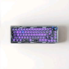 AULA Wind F68 Pro Wireless/Wired Mechanical Keyboard Transparent Clear picture