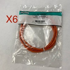 Enhanced Patch Cord CAT 6A PVQ- EU6AC10WH Panview Orange Cable IQ 5FT - Lot of 6 picture