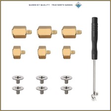 M.2 Standoff and Screw Kit for PCle NVMe SSD Installation, Brass Material picture