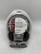 Cyber Acoustics HE-200 Computer Stereo Headphones Volume Control Over Ear picture