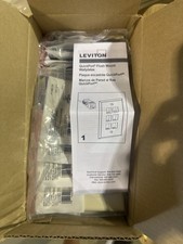 Leviton 41080-1IP QuickPort, single gang, 1-port, ivory Wall Plate picture