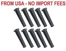 Cord Boot Protector FMHXG 10PCS PVC Strain Relief Cable Sleeve Hose Rubber Black picture