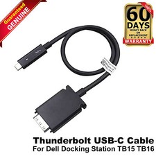 Lot 4 Dell Thunderbolt 3 USB-C Cable for TB15 TB16 Dock K16A K17A 3V37X 5T73G picture