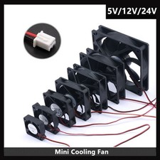 5V 12V 24V DC Mini Cooling Fan 2 Pin Plug Micro 29mm Choose Sizes picture