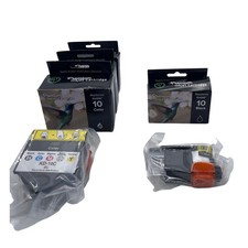 NEW Premium Inkjet Cartridges Replaces Kodak 10 - 1 Black and 3 Color KD 10C picture