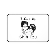 I Love My Shih Tzu desk mat Shih Tzu Lover Mousepad WA52 picture