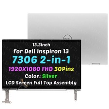 for Dell Inspiron 7306 2-in-1 Complete LCD Touch Screen Assembly FHDKN(Silver) picture