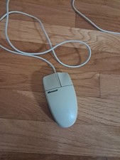 Vintage Microsoft 2 Button Basic Ball Mouse Serial and PS/2 Compatible X05-51694 picture