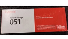 Genuine Canon 051 Black Toner Cartridge 2168C001 OEM Standard Yield New Sealed picture