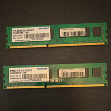 Patriot 16GB (2x8GB) DDR3 PC3-12800 240-Pin DIMM RAM PSD38G16002 picture