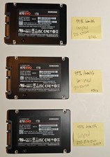 Lot of 3 Samsung 870 EVO 1TB 2.5