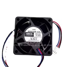 1PCS ORIX 6025 MD625B-12L 12V 0.16A 6CM Three-Wire Inverter Cooling Fan picture