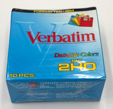Verbatim DataLife MF 2HD 3.5” Microdisks 10 Pieces Formatted Apple NEW SEALED picture
