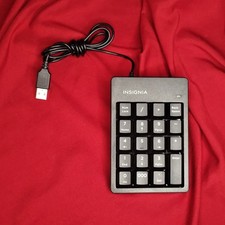Insignia Numeric Keypad Wired USB Numpad 19 Keys Plug & Play Laptop PC Mac picture