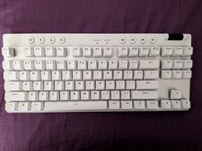 logitech Pro X TKL keyboard- White Medium Sized. Used/excellent condition picture