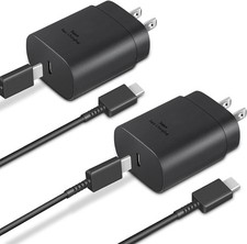 GUUSMART Type C Charger 2-Pack 25W Type C Fast Charging Block with 6ft USB C Cha picture