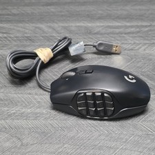 Logitech G600 MMO Gaming Mouse. USB 20 Button Black Programmable Fully Tested picture
