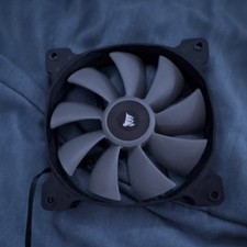 Corsair 12V Brushless Case Fan 31-004091 Black Gray Plastic Computer Cooling picture