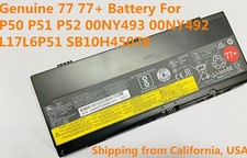 Genuine 01AV495 00NY493 SB10H45077 Battery ThinkPad P50 P51 P52 Series 77+ 77++ picture