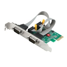 SIIG JJ-E20711-S1 DP Cyber 2-Port RS-232 Serial PCIe Adapter Card 250Kbps picture