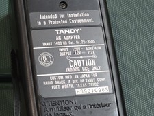 Tandy 1400 HD Power Adapter 12v Power Supply 25-3505 Portable Computer | Vintage picture