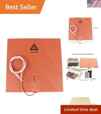 3D Printer Heating Plate Adhesive Silicone Heated Mat 120V 750W with NTC 100K... picture