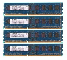 4pcs Elpida 2GB 2Rx8 PC3-10600U DDR3 1333Mhz 240pin DIMM RAM Desktop Memory $h20 picture