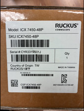 New sealed RUCKUS Brocade ICX7450-48P-E Switch 48-port picture