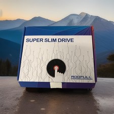 RooFull Super Slim Pop Up External Optical Drive CD/DVD RW, ECDS018 picture