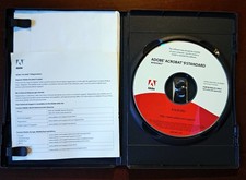 Adobe Acrobat 9 Standard R100J Windows CD w/ OEM Serial Number picture