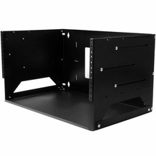 StarTech 2-Post 4U Open Frame Wall Mount Network Rack with Built-in Shelf and picture