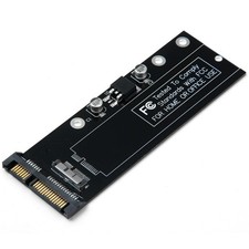chenyang 12+6 Pin Mac SSD to SATA Adapter for MacBook Air 2010 2011 Black picture