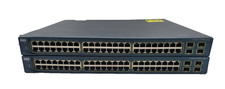 2X Cisco Catalyst 3560G WS-C3560G-48TS-S 48-Port Managed Gigabit Ethernet Switch picture