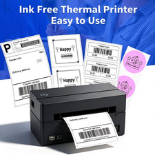 Commercial Grade Thermal Printer, Wireless 4x6 Thermal Label Printer, High-Speed picture