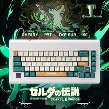The Legend of Zelda 150 Keycaps Tears of the Kingdom PBT for Cherry MX Keyboard picture