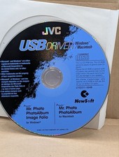 JVC USB Driver CD-ROM LY32211-004B Windows Mac NewSoft Mr Photo Image Folio 2001 picture