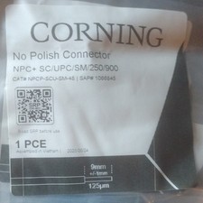 Corning NPC+ No Polish Fiber Connector SC-SC/UPC SM 250/900 Blue NPCP-SCU-SM-48 picture