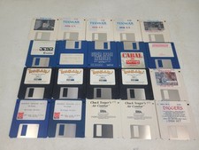 Vintage Video Game Floppy Disk Mixed Lot Of 20 picture