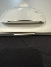 Genuine Apple Magic Mouse for Macs BLUE A1657 Nice W/ Cable picture