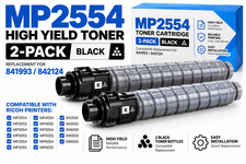 MP2554 Toner 2 Pack Black for Ricoh MP2555 MP3054 MP3554 MP4054 MP5054 IM2500 picture